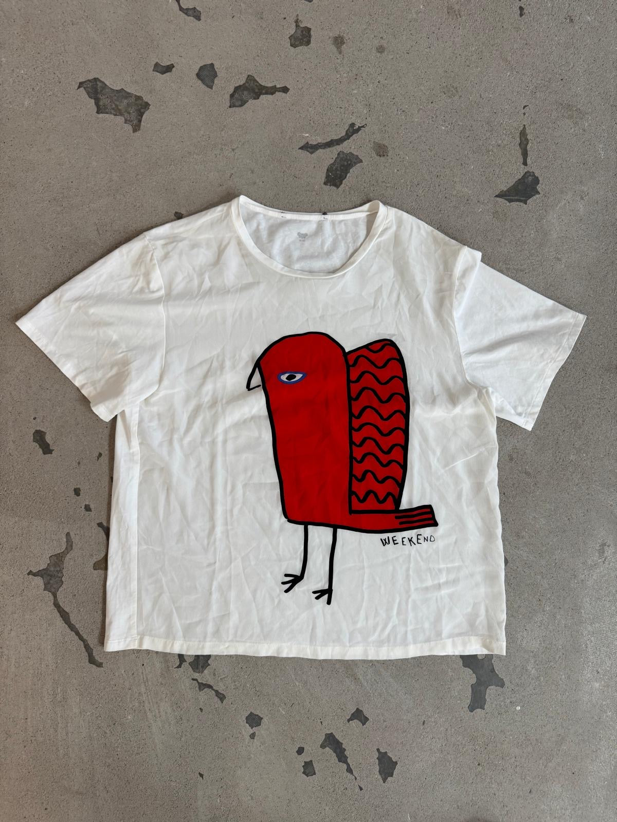 T-shirt med tryck stl L