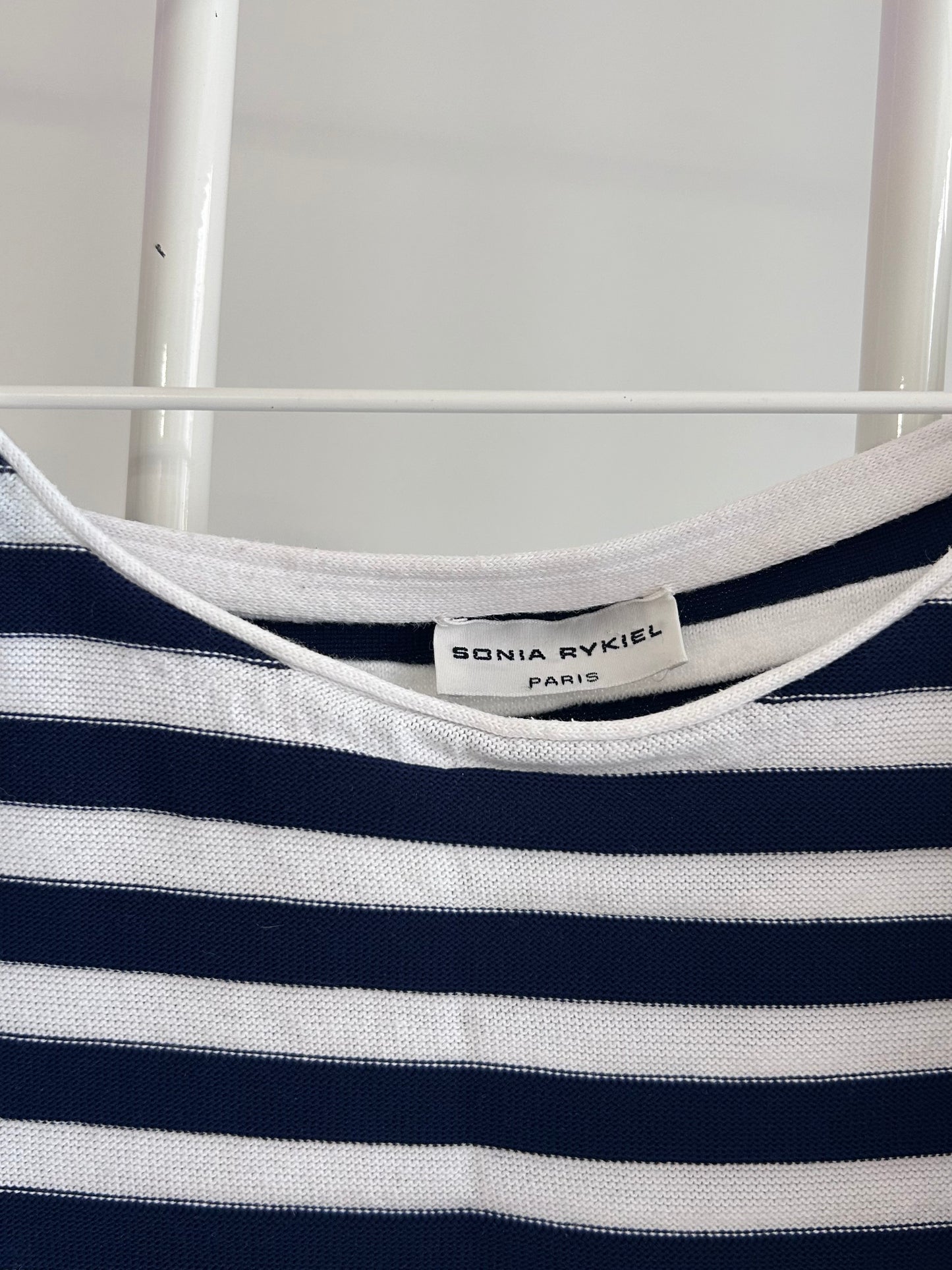 Sonia Rykiel – Randig tröja med puffärm