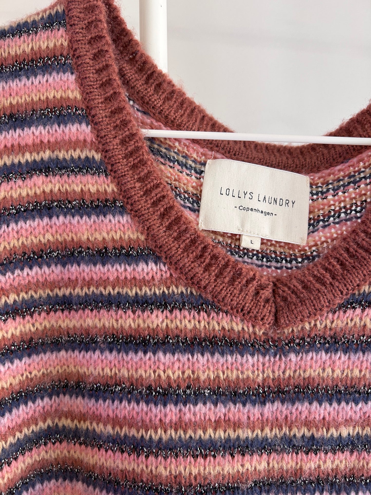 Lollys Laundry CPH - Stickad randig väst