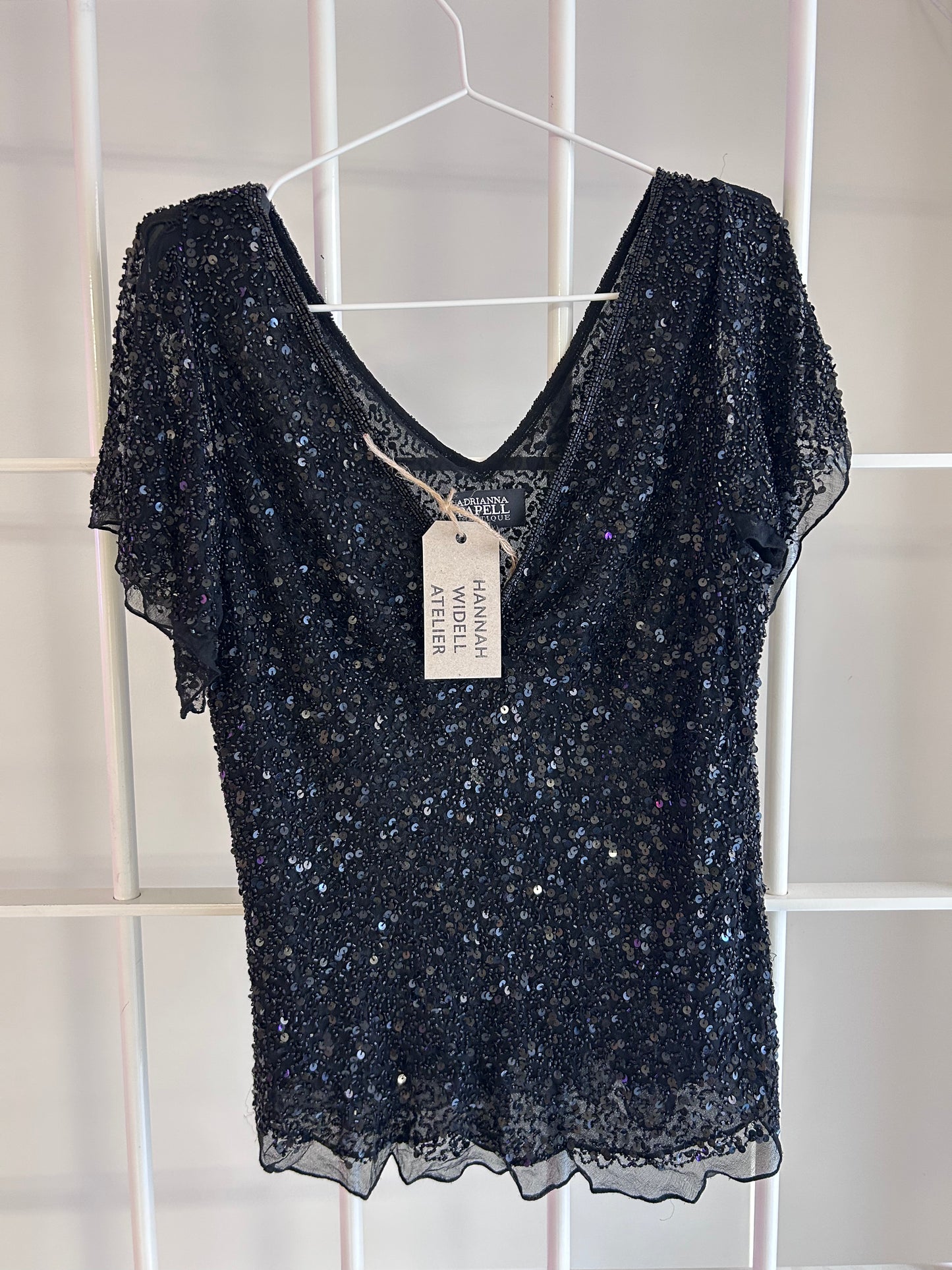 Adrianna Papell Boutique- Paljettop L